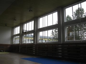 Telocvičňa po rekonštrukcii Telocvičňa po rekonštrukcii